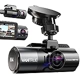 VANTRUE N4 3 Channel Dash Cam, 4K+1080P Dual