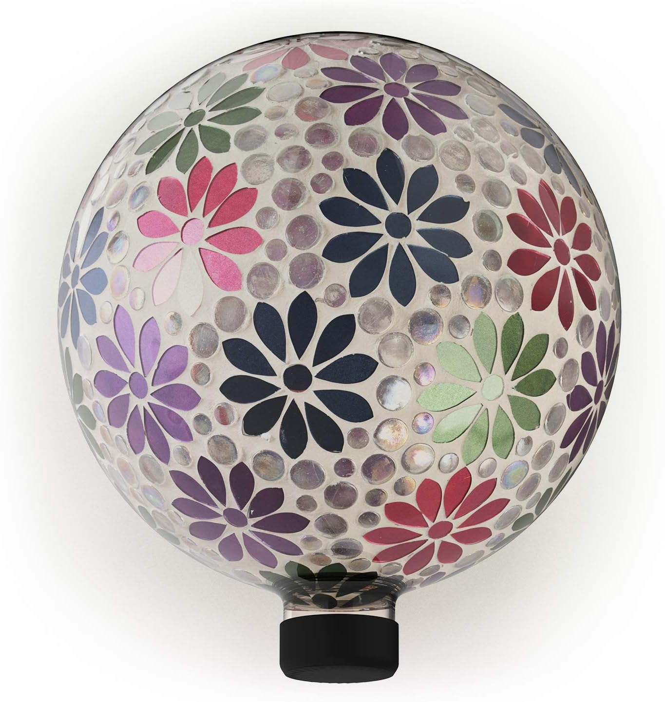 Alpine Corporation HGY426 Alpine Glass Glazing Globe Gazing Balls, Multicolor