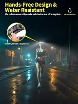 Smiling Shark LED Headlamp 230° Wide Angle 2 Pack Rechargeable White Light view 5