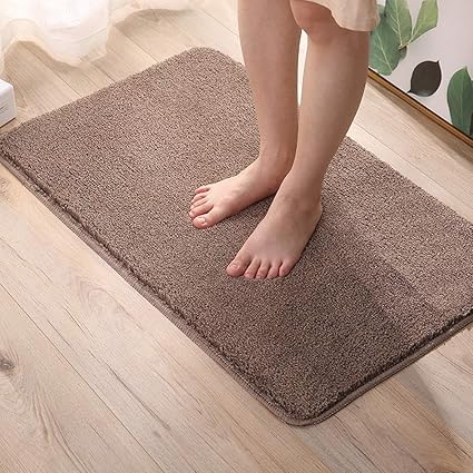 Amazon Com Dybory Bathroom Anti Slip Furry Rectangular Floor Mat