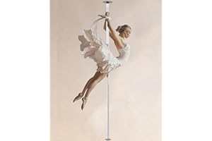 LUPIT POLE LUPIT Classic G2 Quick Lock - Portable Dance Pole for Home - Spinning & Static Mode - Professional Pole Dancing Pole for Apartment, Club, Party, Pub - Easy Installation - No Drilling