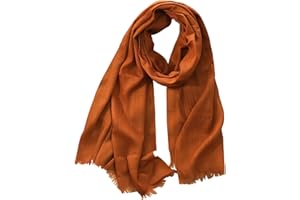 Canxiaoba Women's Cotton Scarves Lady Light Soft Fashion Solid Scarf Wrap Shawl
