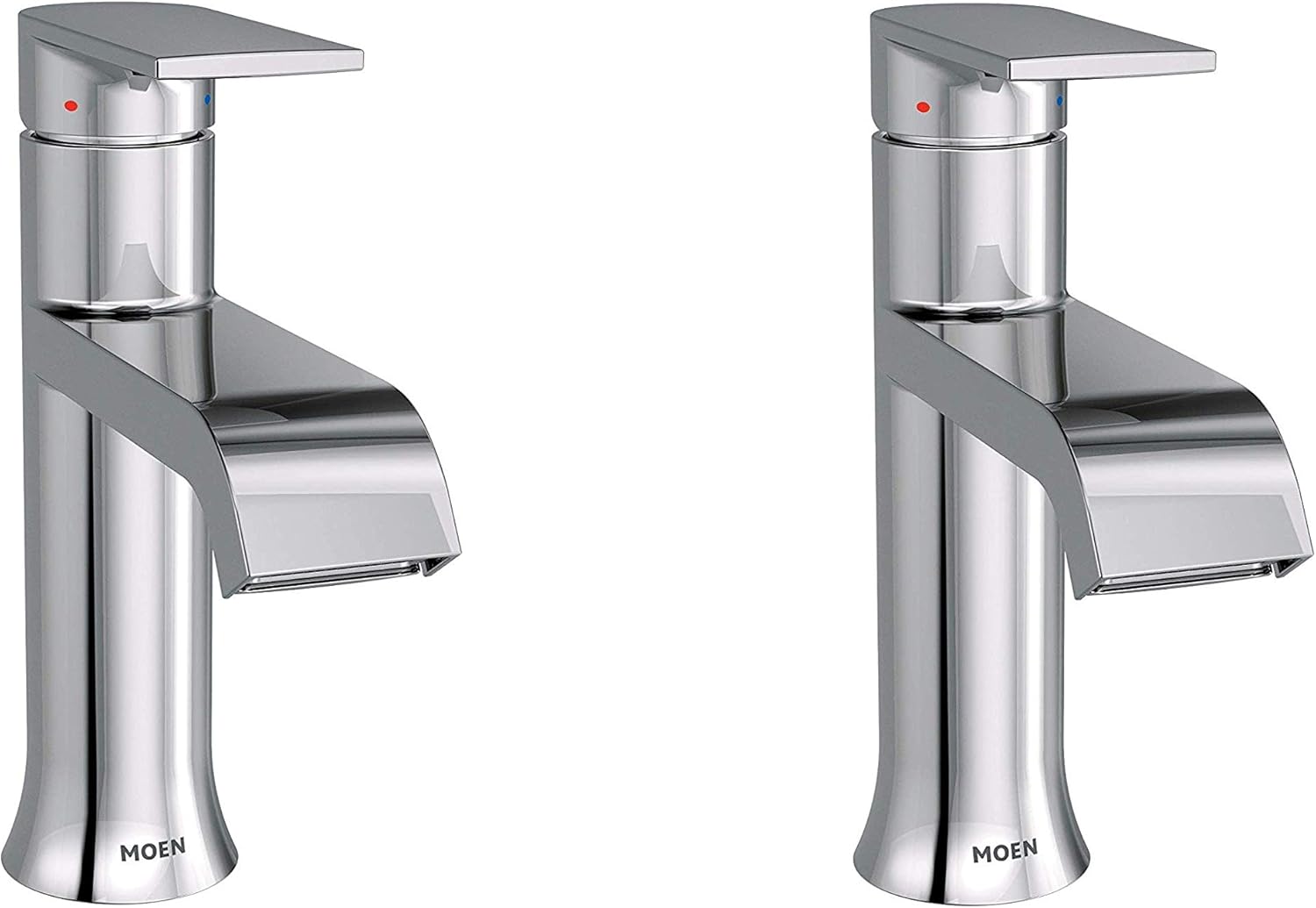 Moen 6702 Genta High Arc Single Handle Bathroom Faucet With Drain