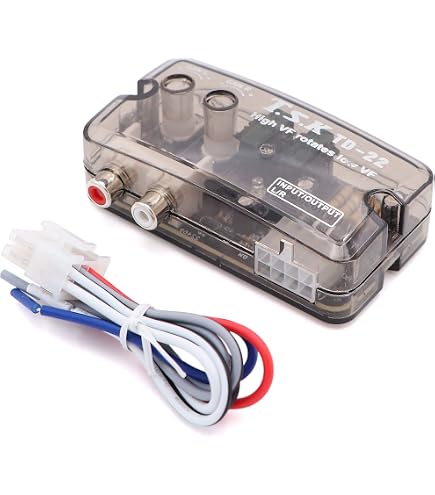 NEW Speaker To 2 RCA Line Output Converter IN / OUT High / Low