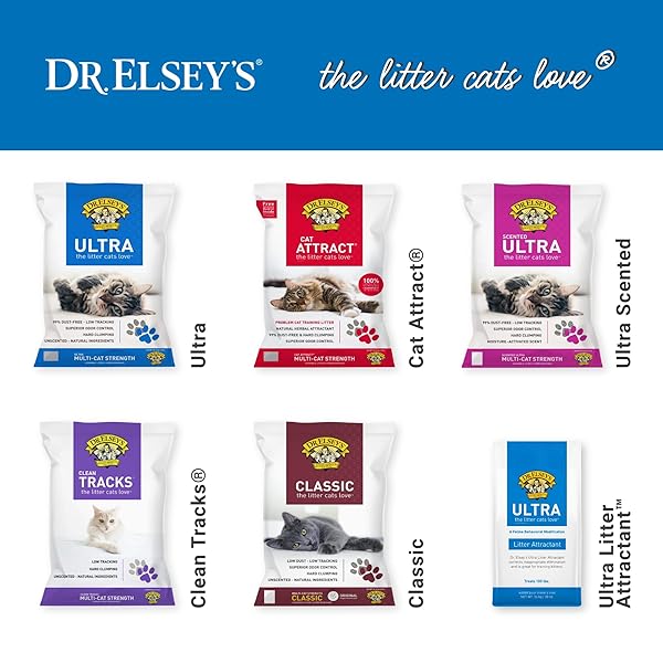 DR. ELSEY’S ULTRA UNSCENTED CLUMPING CLAY CAT LITTER 18 LB BAG