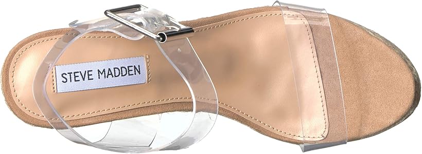 steve madden splash translucent platform wedge espadrilles