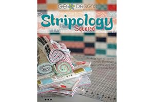 G.E. Designs Stripology Squared, Full Color Softcover Quilt Pattern Book