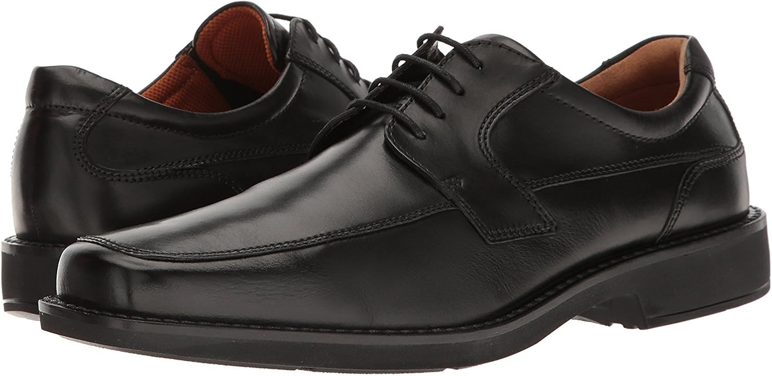  | ECCO Men's Seattle Apron Toe Tie Oxford, Black, 43 EU/9-9.5 M US | Oxfords