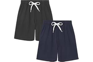 DANI CHINS Boys Loose Athletic Shorts with Pockets for Casual Sports Outdoor