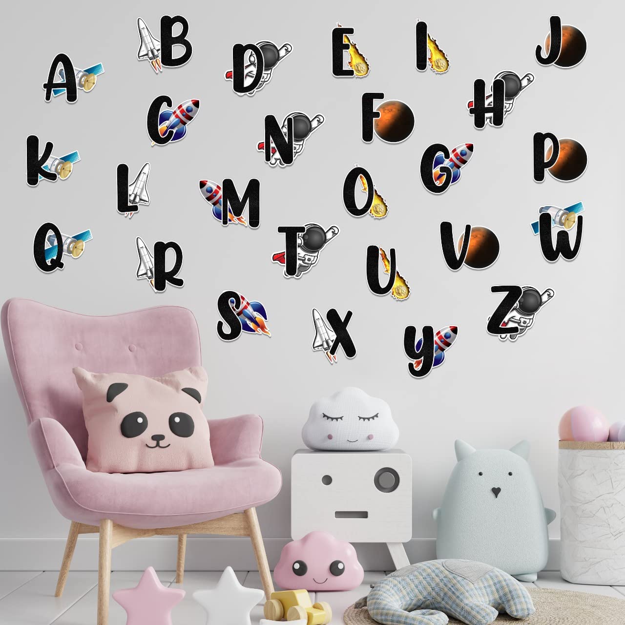 Seyal® Space Astronaut A - Z Alphabet Wall Sticker — image 1
