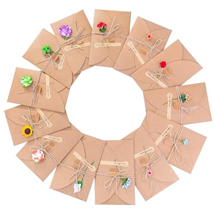 Biglietto Di Auguri Meersee 13pcs Biglietti Di Auguri Vuoti Con Buste Buste Cartoncini Augurali Con Busta Per Diverse Occasioni Auguri Di Matrimonio