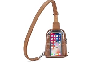 INICAT Small Crossbody Sling Bag Touchscreen Fanny Packs Purses for Women