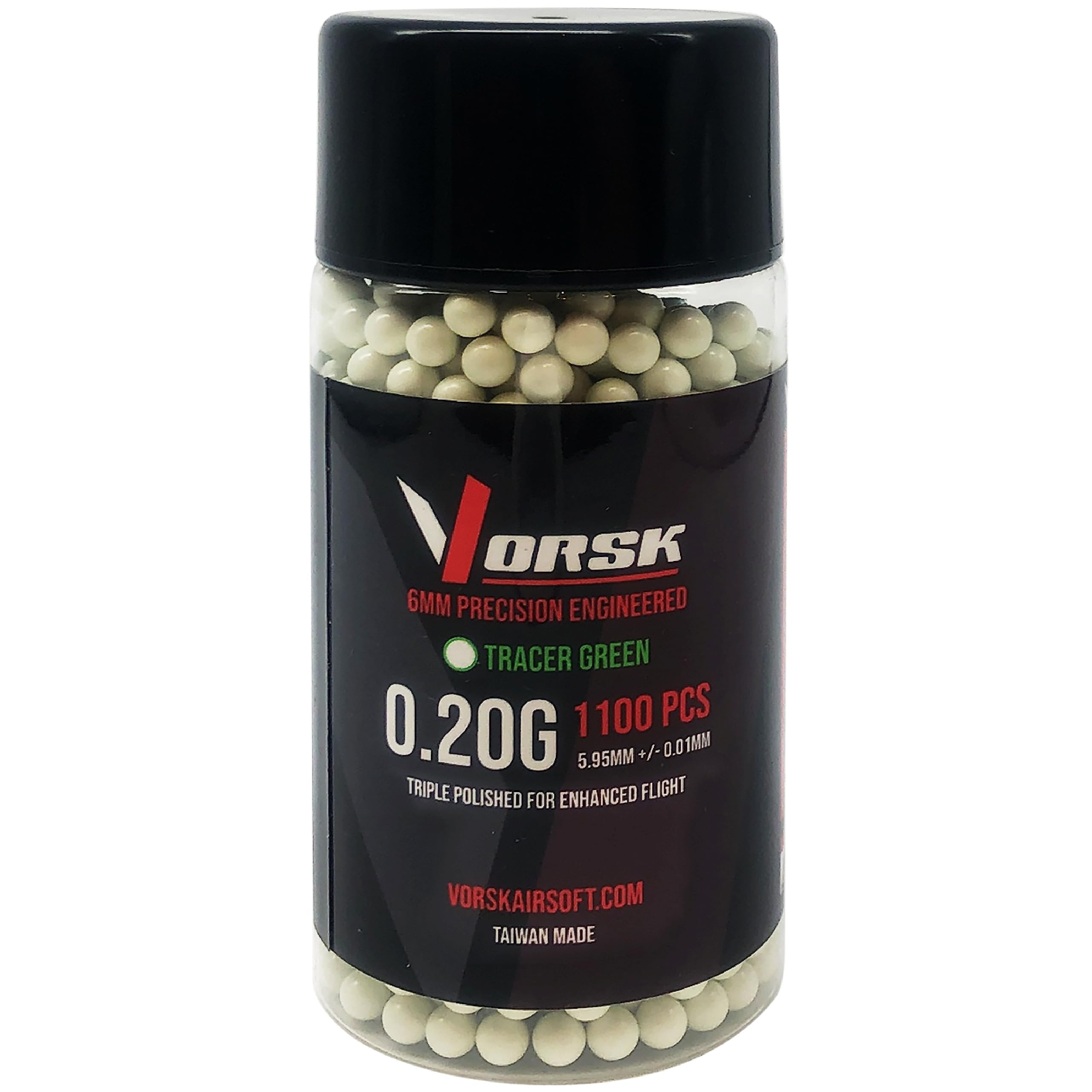 VORSK Tracer BBs - 0.20g - Green, 1100R