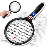 Large Magnifying Glass with Lights,10X 25X 45X 60X