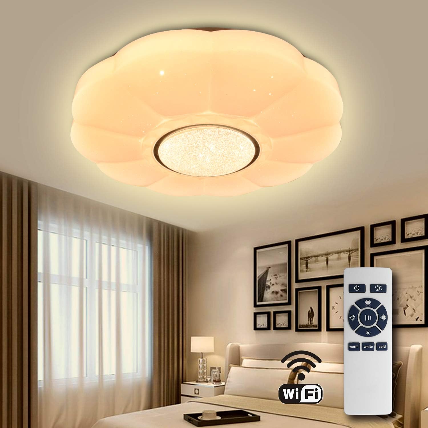 google home yellow light