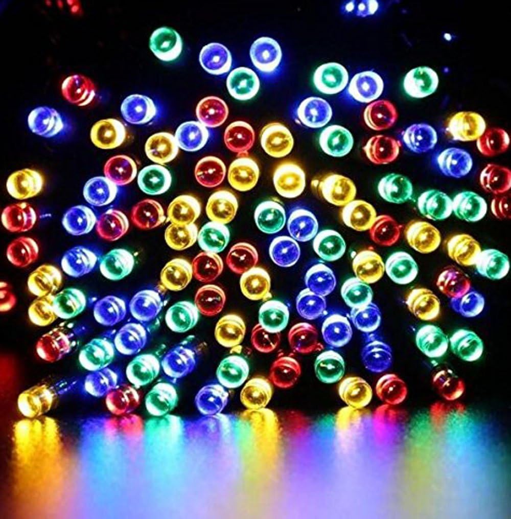 KEEDA 100 LEDs Waterproof Solar String Fairy Lights 17 Meters for Christmas Decoration, Xmas, Party,Wedding (Multi) - Image 4