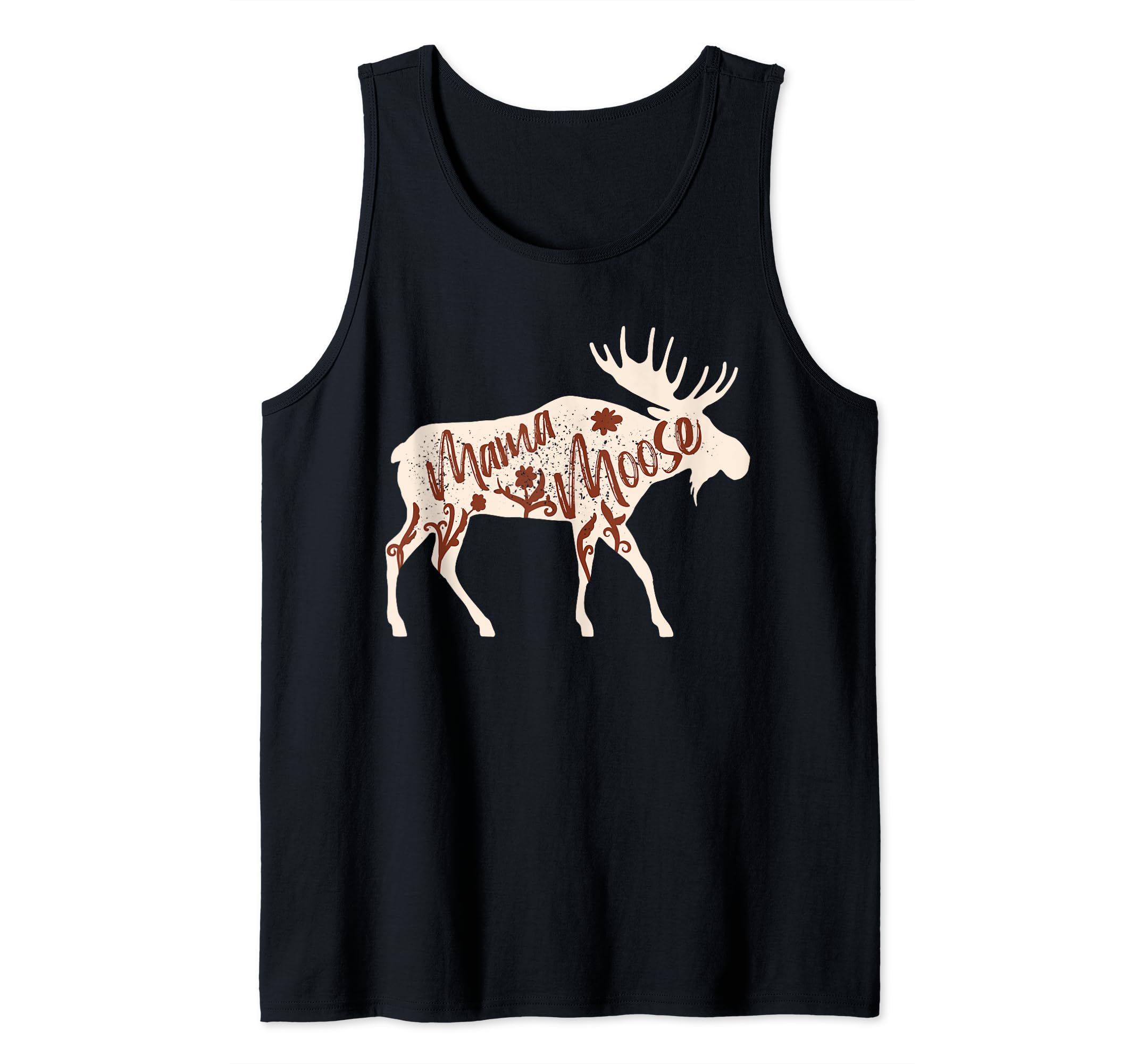 Mama Moose Boreal Habitat Largest Deer Specie Mother's Day Tank Top