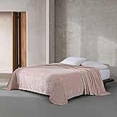 Calvin Klein - Queen Blanket, Soft Plush Bedding, Medium Weight Bed Blanket (Core Plush Light Pink, Queen)