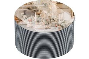 Jetec Acrylic Round Mirror Centerpieces for Tables Set, 12 Inch Mirror Tray Candle Plate Tray Round Mirror Wall Stickers Self