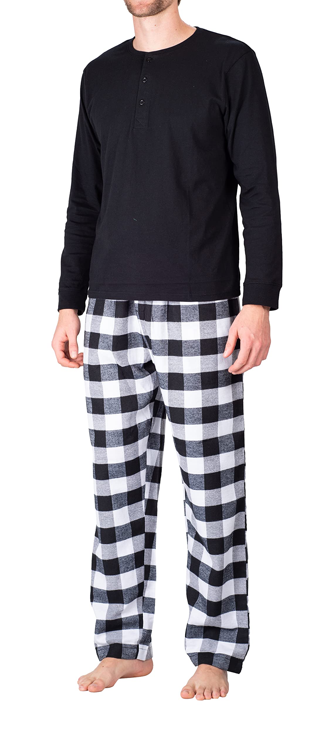 Mens Pajamas Set 2 Piece Pajamas For Men Long