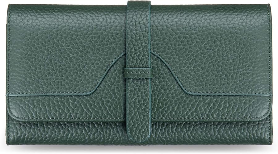 Amazon Mandiva 財布 レディース 長財布 本革 三つ折り 小銭入れ 大容量 トップレザー グリーン Mandiva マンディーヴァ 財布