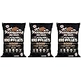 Bear Mountain FB14 Premium All Natural Low Moisture Hardwood Smoky Hickory BBQ Smoker Pellets for Outdoor Grilling, 40 Pound Bag (3 Pack)