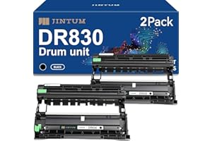 JINTUM DR830 Drum Unit Compatible with Brother DR830 DR-830 TN830 TN-830 Drum Unit Replacement for Brother HL-L2460DW DCP-L2640DW HL-L2405W MFC-L2820DW Printers (2 Pack)