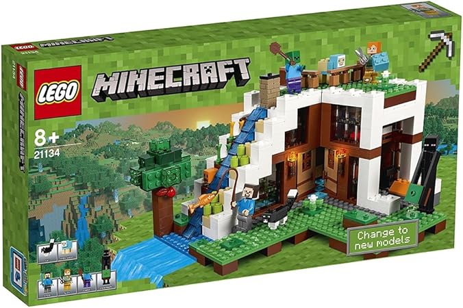 Amazon Lego レゴ マインクラフト Secret Waterfall Escape 滝のふもと 並行輸入品 ブロック おもちゃ