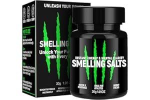 SEAJEA Potent Salts Wake Up for Athletes, Salts for Athletes in Hockey, Weightlifting and Powerlifting - Activate Before Smelling, Instant Energy, Enhanced Focus & Motivation-30g