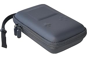 TUSIIPAW Case for Analogue Pocket - Portable Carrying Case Compatible with Analogue Pocket Handheld Game Console, Cable & Accessories - Classic Black