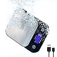BOMATA IPX7 Waterproof Food Scale, 22lb/10kg, USB Rechargeable, Submersible, Ounces and Grams for Cooking Baking Weight Loss, 0.05oz/1g Precise Graduation, Wide Viewing Angle LCD, Stainless Steel