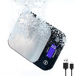 BOMATA IPX7 Waterproof Food Scale, 22lb/10kg, USB