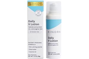 Kindra Daily V Moisturizer Lotion - FSA HSA Eligible Vaginal Cream For Vaginal Dryness And Discomfort - Hormone Free, Gyn Tes