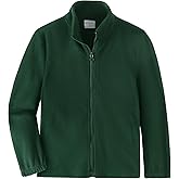 Spring&Gege Kids Lightweight Polar Fleece Jackets Boys Girls Soft Full-Zip Outwear