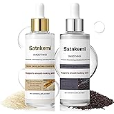 Peel Shot Glow Rice Ampoule Duo - Black Rice Exfoliant with Exfoliating & Hydrating Glow for Face, Body, All Skin Types