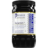 Premier Research Labs Galactan - Larch Arabinogalactan Powder for Men & Women, Prebiotic Fiber Powder for Healthy Gut Microbiome, Larch Tree Extract, Calcium - 8 oz
