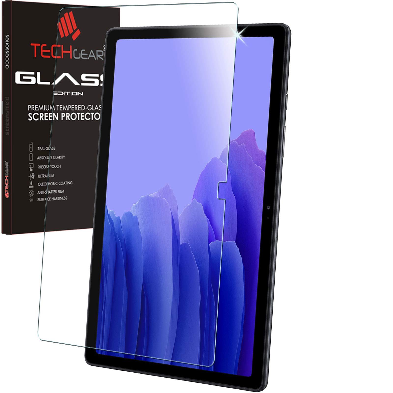 TECHGEAR Galaxy Tab A7 10.4" GLASS Screen (SM-T500 T503 T505 T509) Tempered Glass Screen Protector [9H Toughness] [HD Clarity] [Scratch-Resistant] [No-Bubble] For Samsung Galaxy Tab A7 10.4 2022/2020