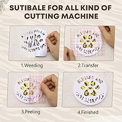 Tintnut Leopard Pattern Permanent Vinyl - 8 Sheets