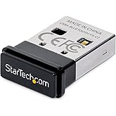 StarTech.com USB Bluetooth 5.0 Adapter, USB Bluetooth Dongle for PC/Computer/Laptop Headsets, Mini USB Bluetooth Receiver, Wi