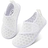 LeIsfIt Toddler Water Shoes Boys Girls Barefoot Aqua Socks Kids Breathable Quick-Dry Swim Shoes for Beach Pool Surf