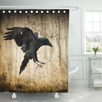 Amazon Com Emvency 66 X72 Shower Curtain Waterproof Landing