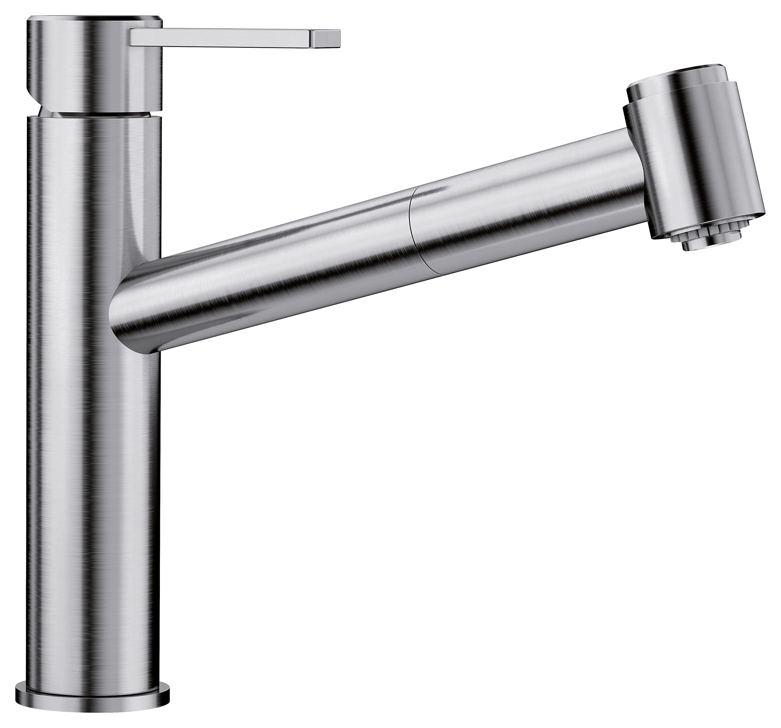 BLANCO 523119 Ambis-S Kitchen Mixer Tap, Brushed Stainless Steel