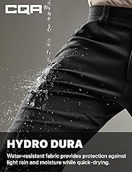 CQR Men's Active Flex Tactical Pants, Water