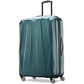 Samsonite Centric 2 Hardside Expandable Luggage with Spinner Wheels, Emerald Green, Checked-Large 28-Inch