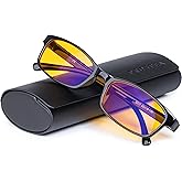 Prospek Blue Light Reading Computer Glasses, ELITE for Women and Men, +2.5 Diopters, Anti Glare Amber Lens, 99% Blue Light Blockers High Optical Quality Lenses