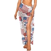 Zarisguat Women Sarong Swimsuit Coverups Chiffon Long Bikini Wraps Sheer Beach Bathing Suit Cover Up