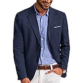 PJ PAUL JONES Mens Casual Sport Coats Two Buttons Lightweight Business Sport Blazer