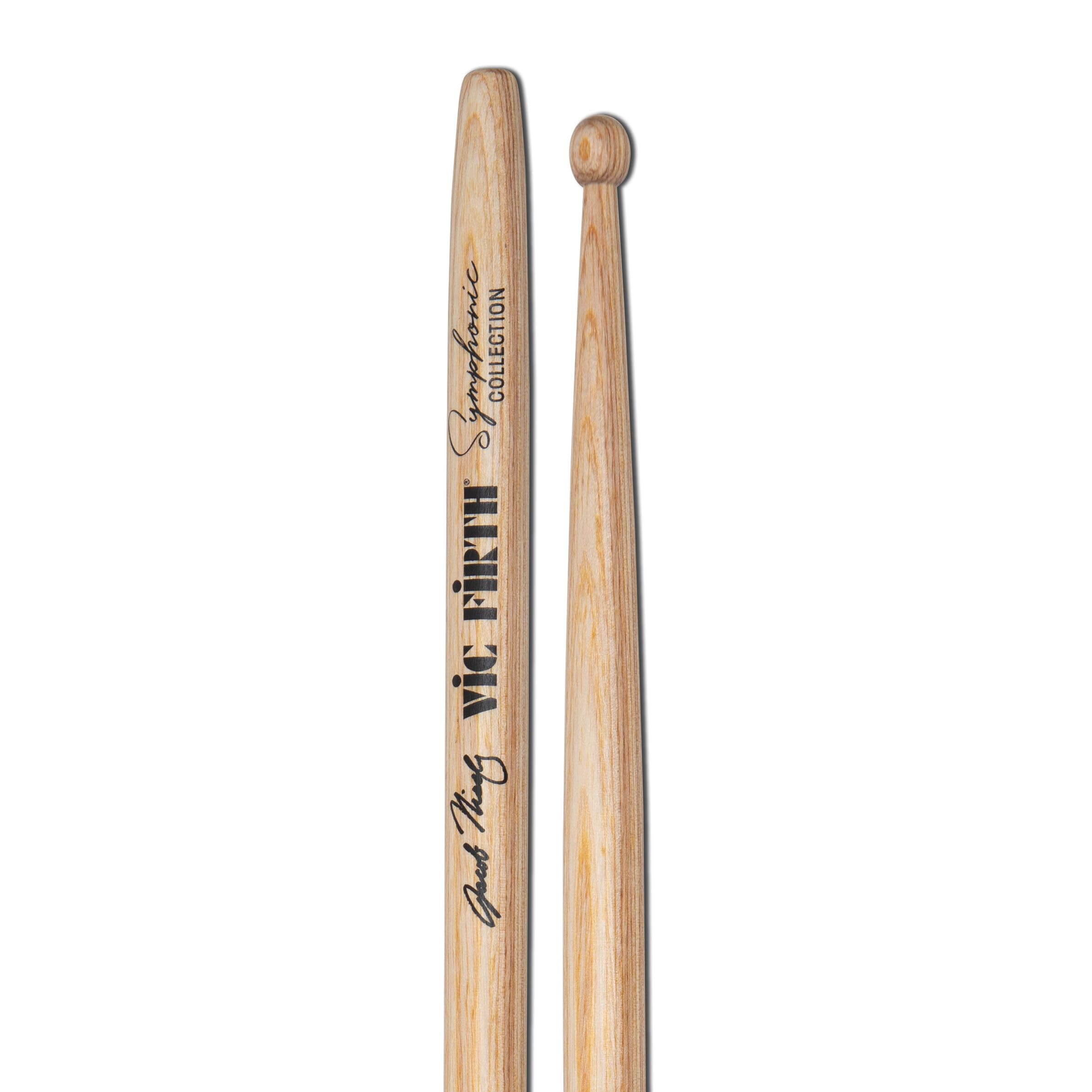 Vic FIrth - Symphonic Collection Snare Drumsticks -Jake Nissly - Laminated Birch - Wood Tip