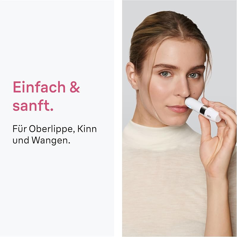 Face Mini-Haarentferner Damen, Haarentfernung, FS1005, Weiß