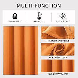 Joydeco Blackout Curtains 90 Inch Length 2 Panels